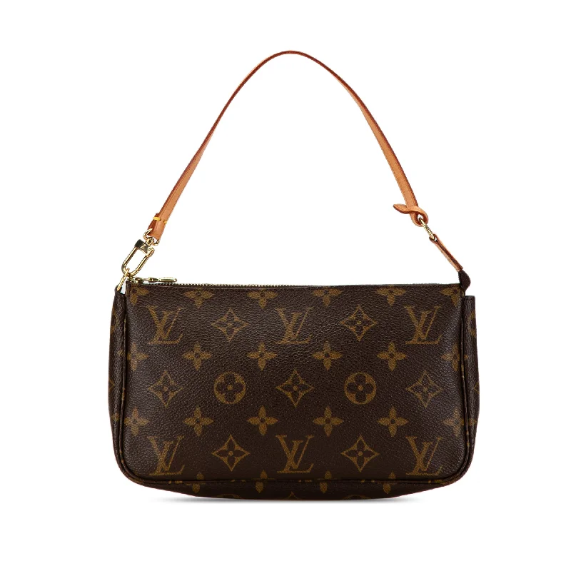 Yves Saint Laurent small bags for evening wearBrown Louis Vuitton Monogram Pochette Accessoires Shoulder Bag