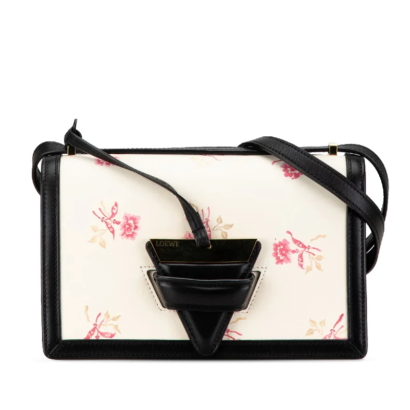 Yves Saint Laurent bags in vibrant colorsWhite LOEWE Medium Leather Roses Print Barcelona Crossbody