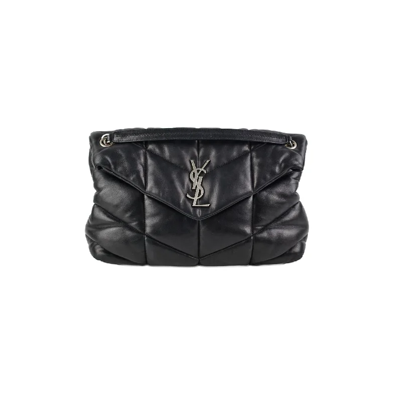 Yves Saint Laurent bags with iconic YSL logoSaint Laurent Medium Puffer Black