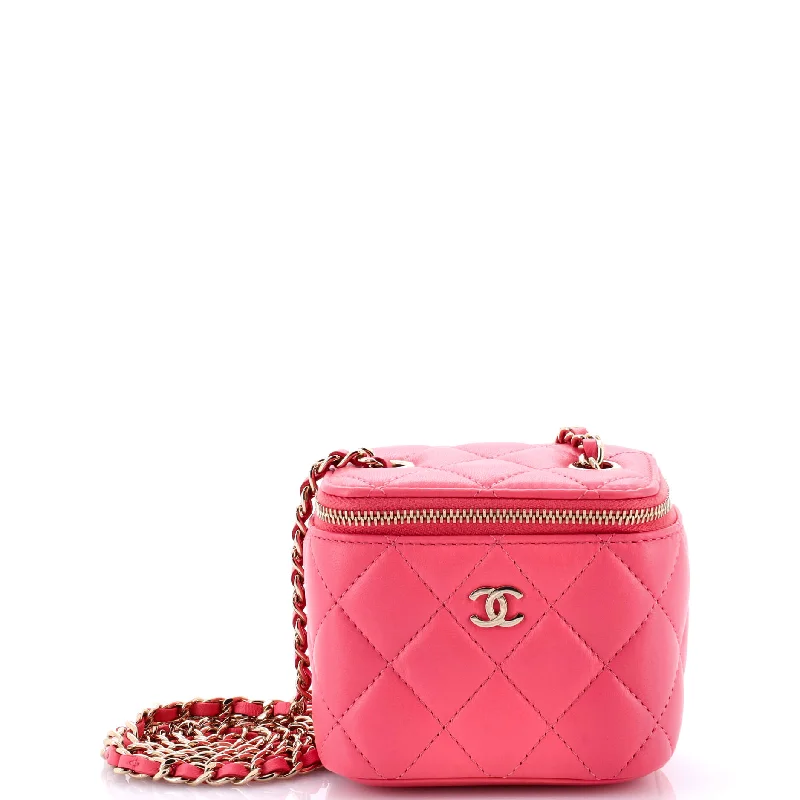 Yves Saint Laurent leather crossbody bagsClassic Vanity Case with Chain Quilted Lambskin Mini