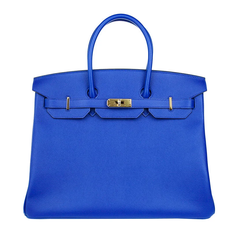 Limited Edition Hermes Birkin Bags with Exclusive ColorwaysHermès 35cm Birkin Bleu Electrique Epsom GHW