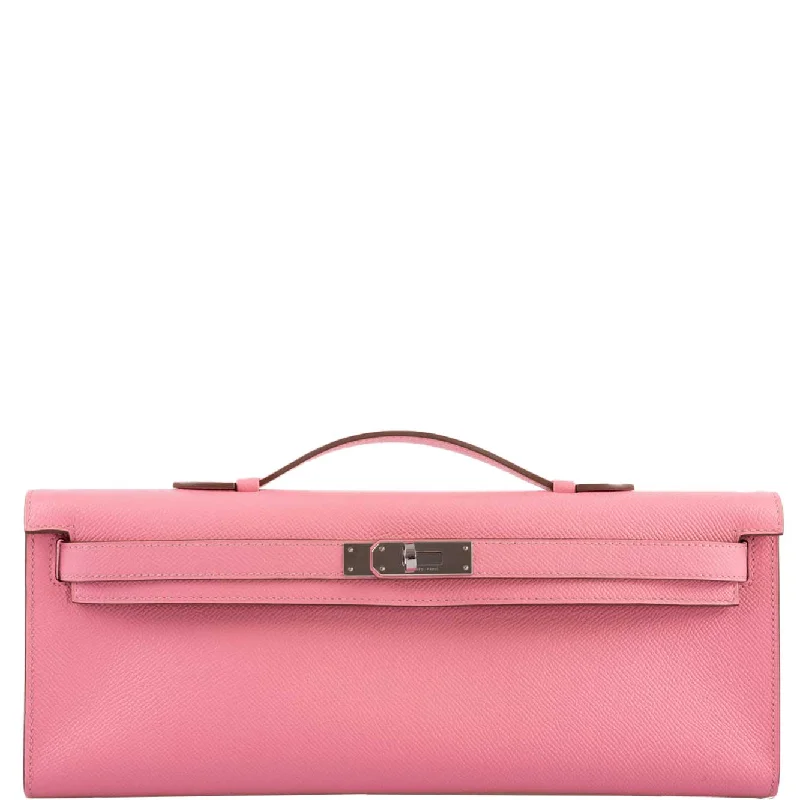 ·Hermès Kelly Cut Rose Confetti Epsom leather Palladium Hardware